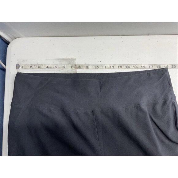 Eileen Fisher Dark Gray pull on Straight Leg Pants Size 1X Career comfort - Picture 4 of 8